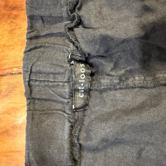 Habitat Clothes to live in Women's Pants L Crop Linen Lagenlook boho R29 - Picture 3 of 6